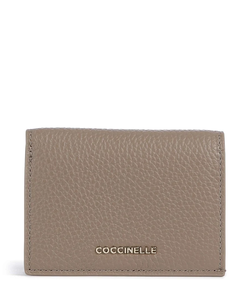 Coccinelle Metallic Soft Geldbörse warm taupe