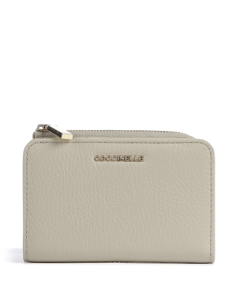 Coccinelle Metallic Soft Geldbörse eucalipto