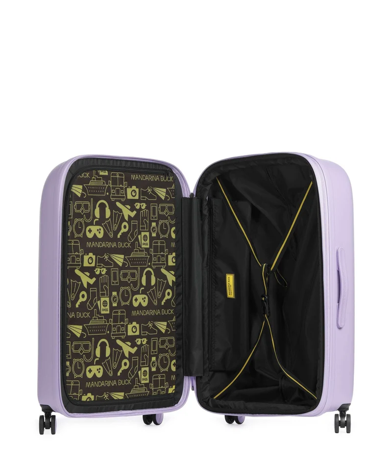 Mandarina Duck Logoduck+ 4-Rollen Trolley frosty lilac