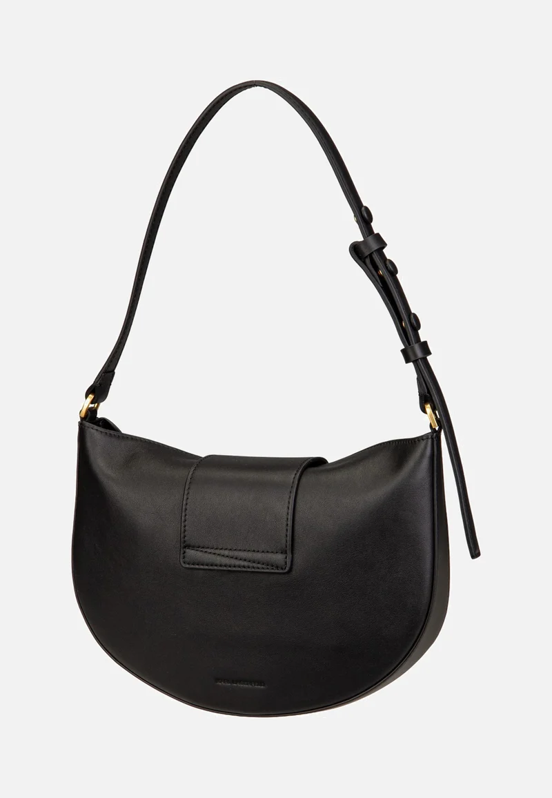 K/Signature FL Halfmoon SHB Black/Gold - Umhängetasche