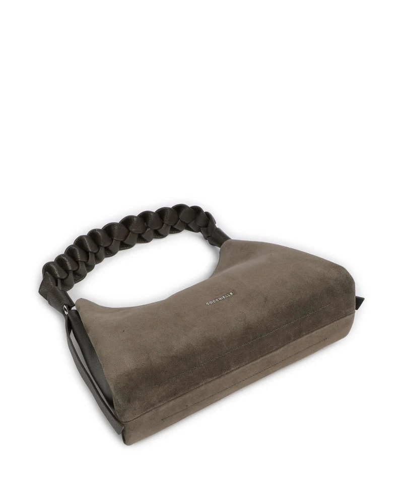 Coccinelle Boheme Suede Schultertasche fango