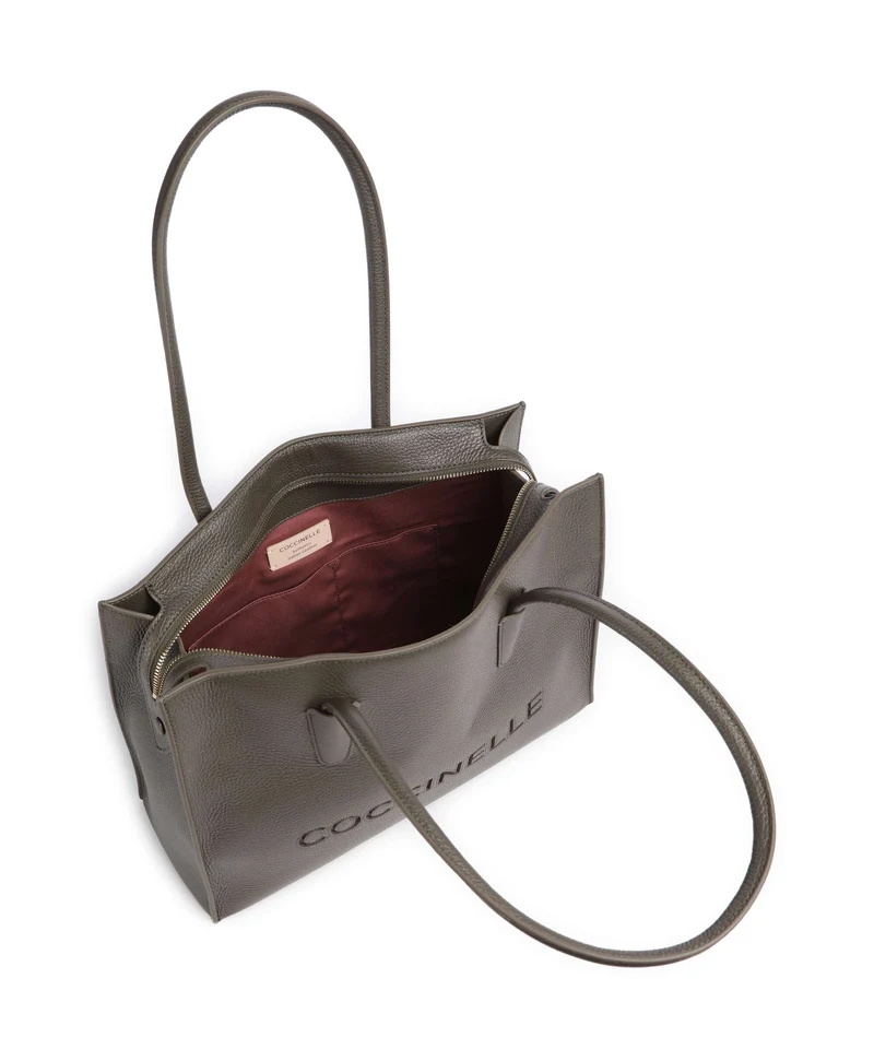 Coccinelle Myrtha Shopper fango