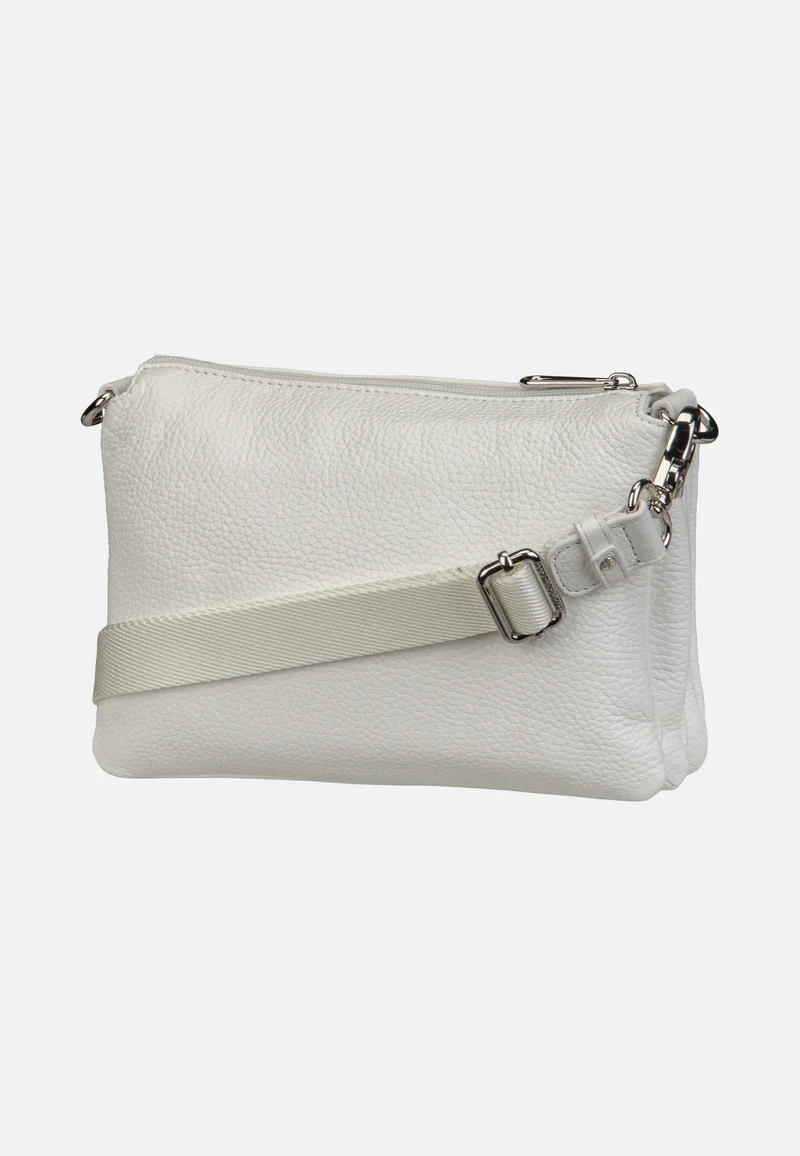Mellow Leather Pochette FZT82 Blanc - Crossbody Bag
