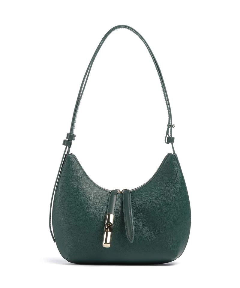 Furla Goccia S Schultertasche botanical green