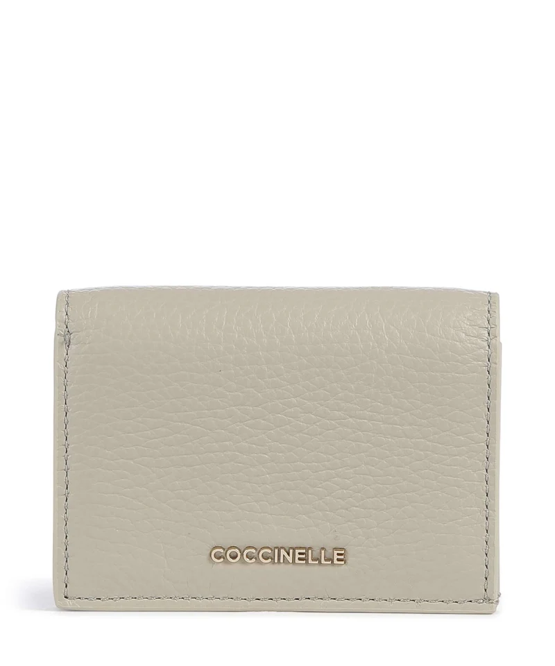 Coccinelle Metallic Soft Geldbörse eucalipto