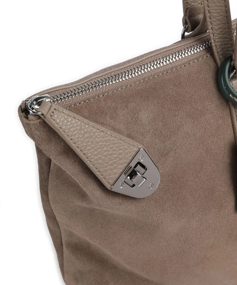Coccinelle Beat Generation Suede Shopper warm taupe
