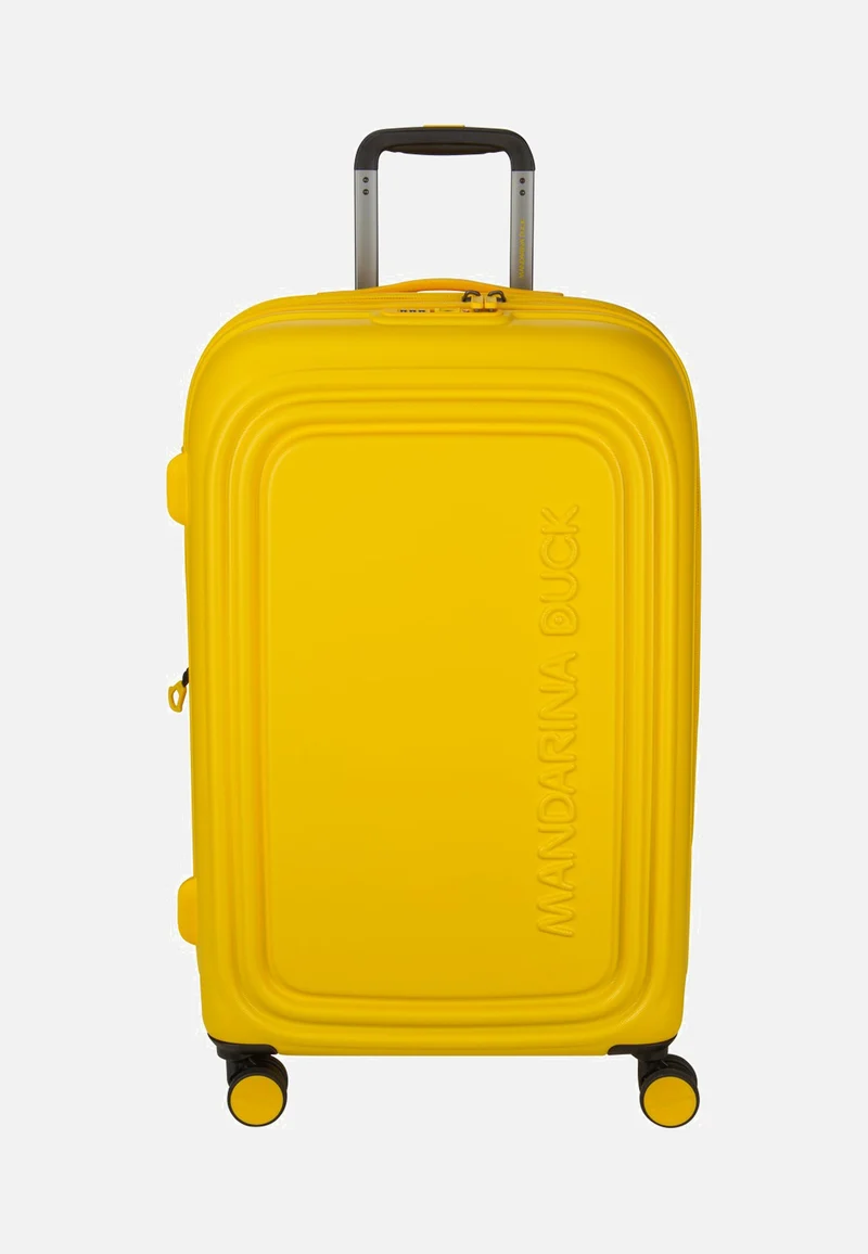 Logoduck + Trolley Medium Exp Duck Yellow - Koffer