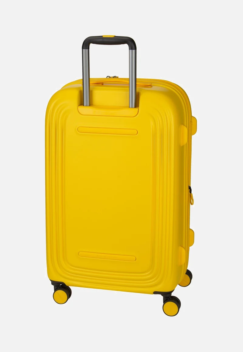 Logoduck + Trolley Medium Exp Duck Yellow - Koffer