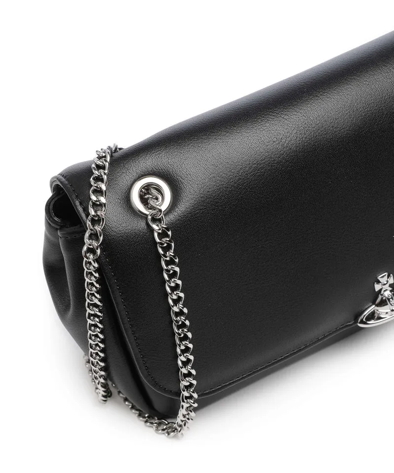Vivienne Westwood Chain Smooth Schultertasche black