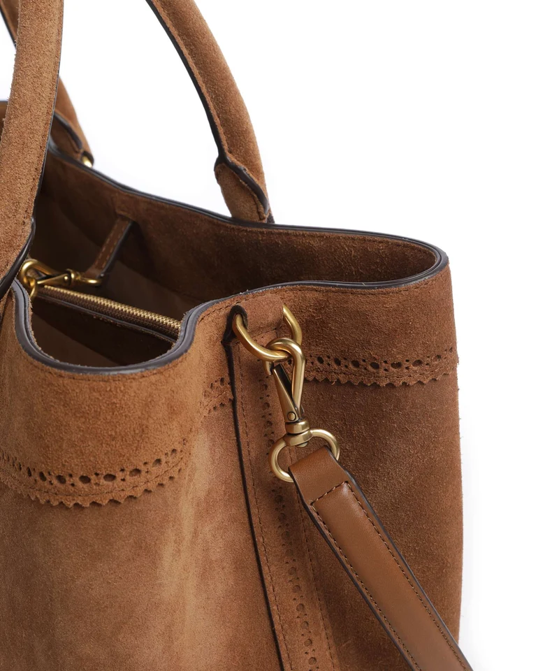 Lauren Ralph Lauren Marcy 36 Handtasche light tobacco