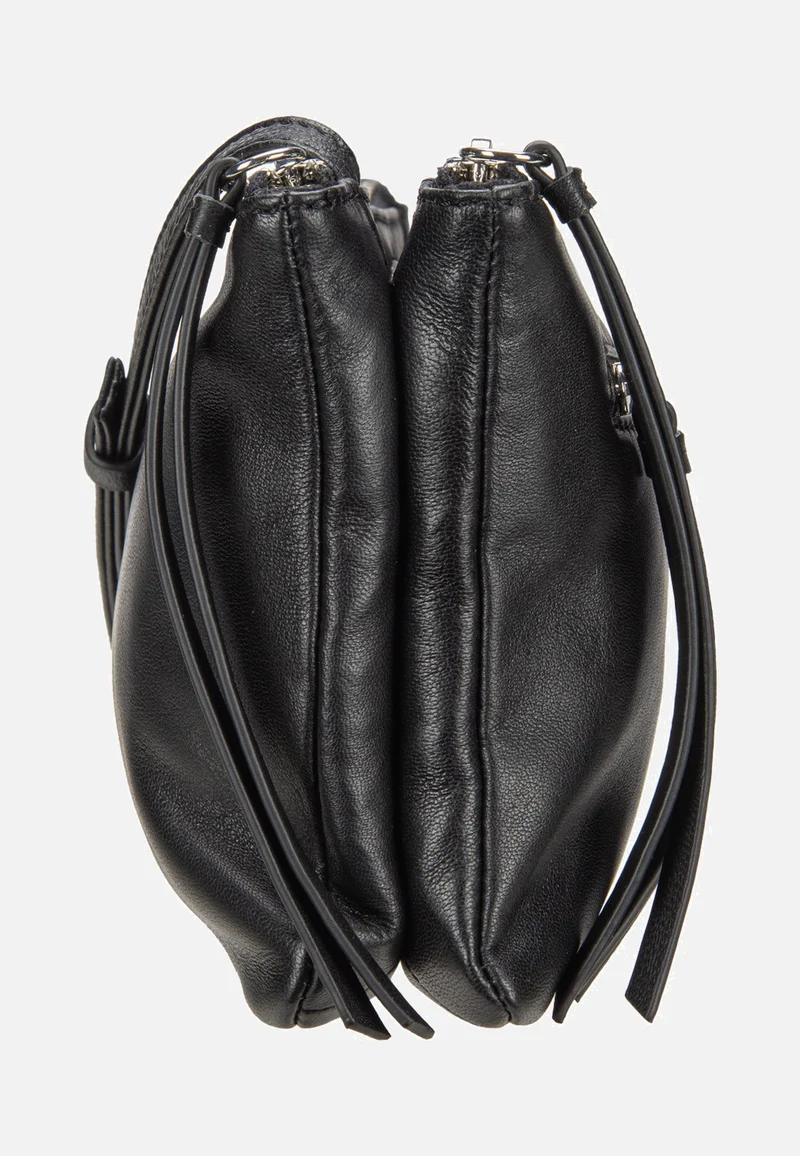 Zena S Indian Sheep Double Black - Crossbody Bag
