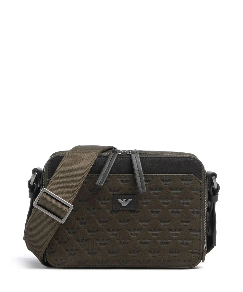 Emporio Armani Special Minorca Umhängetasche dark olive