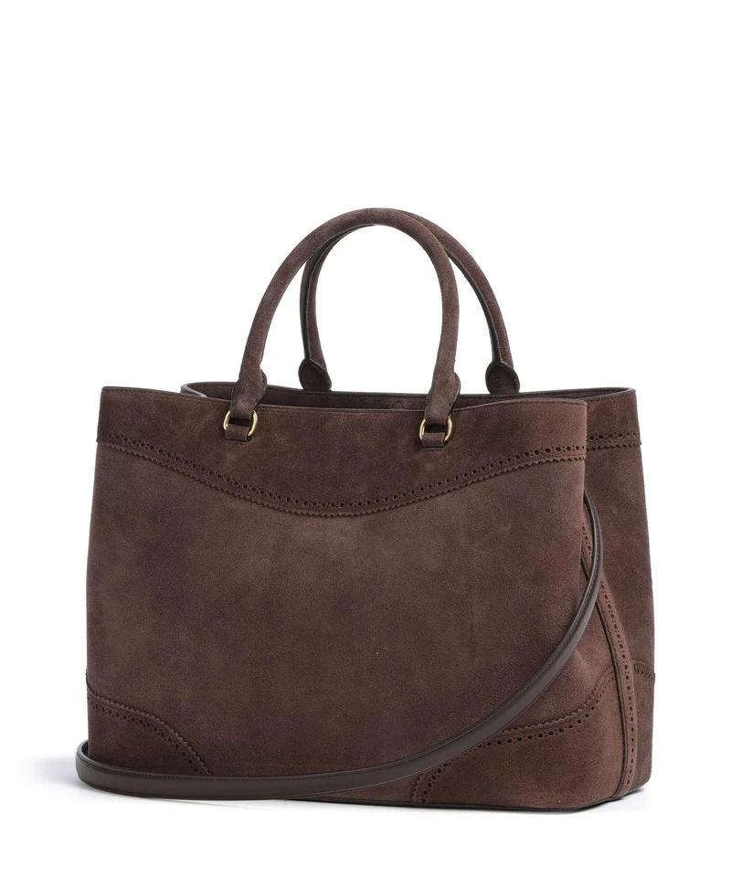 Lauren Ralph Lauren Marcy 36 Handtasche chestnut brown