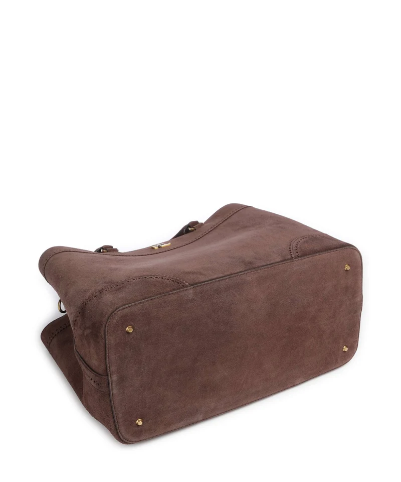 Lauren Ralph Lauren Marcy 36 Handtasche chestnut brown