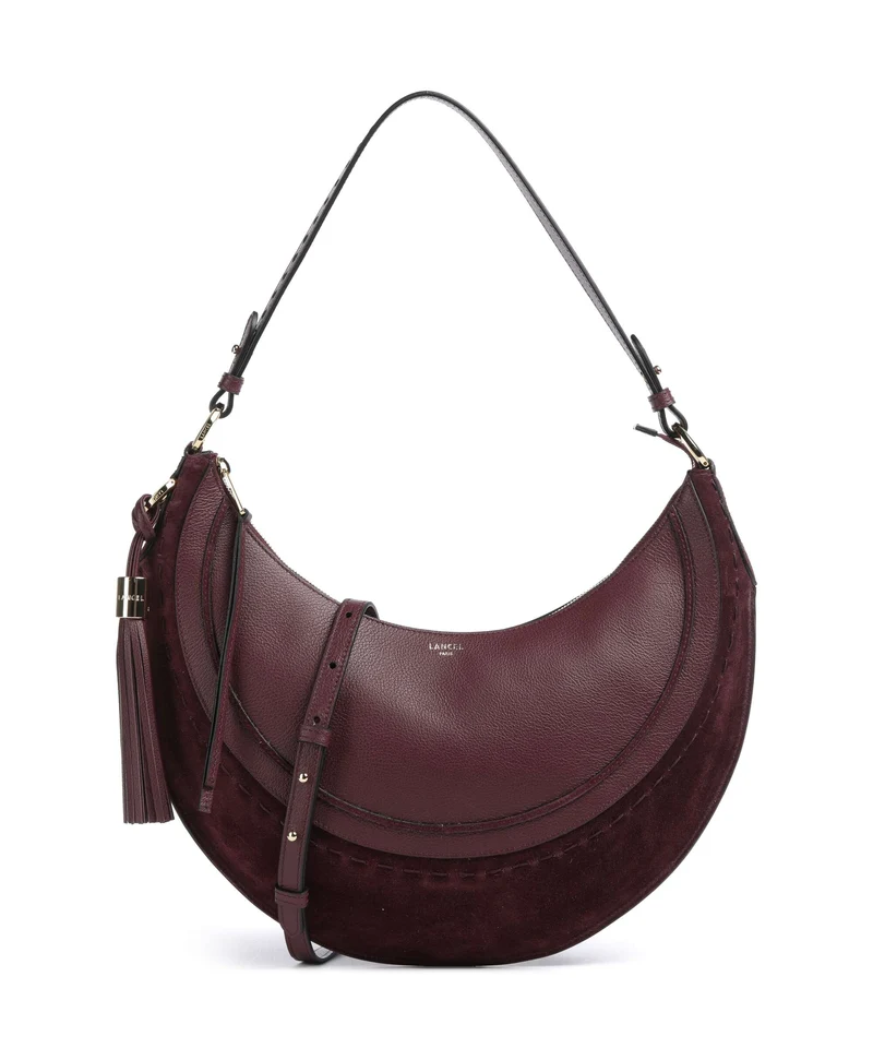 Lancel Hobohème M Beuteltasche cassis