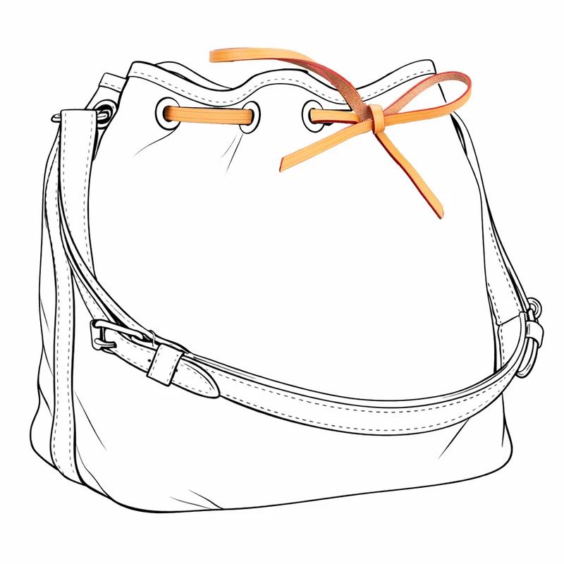 Vachetta Lederzugband - Noe, Montsouris Kordelzug Drawstring