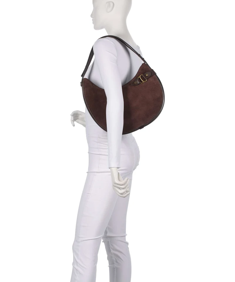 Lauren Ralph Lauren Tasha Large Beuteltasche chestnut brown