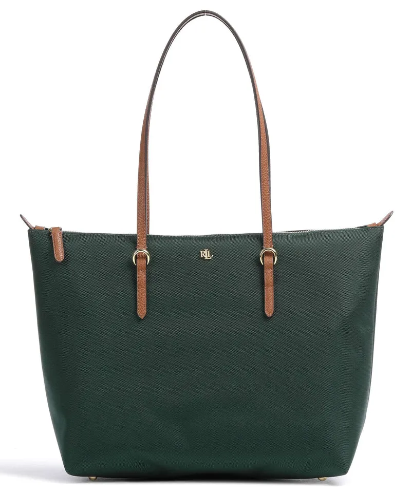 Lauren Ralph Lauren Keaton 26 Shopper season green/tan
