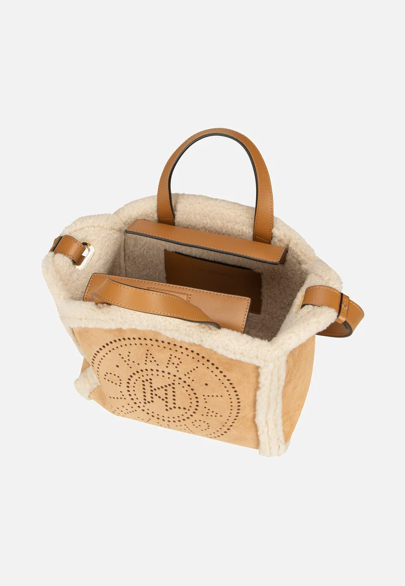 K/ circle SM Tote Shearling Caramel - Tote Bag