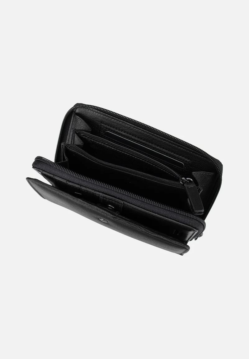 Black Magic Zip Ladies Wallet Black - Portemonnaie