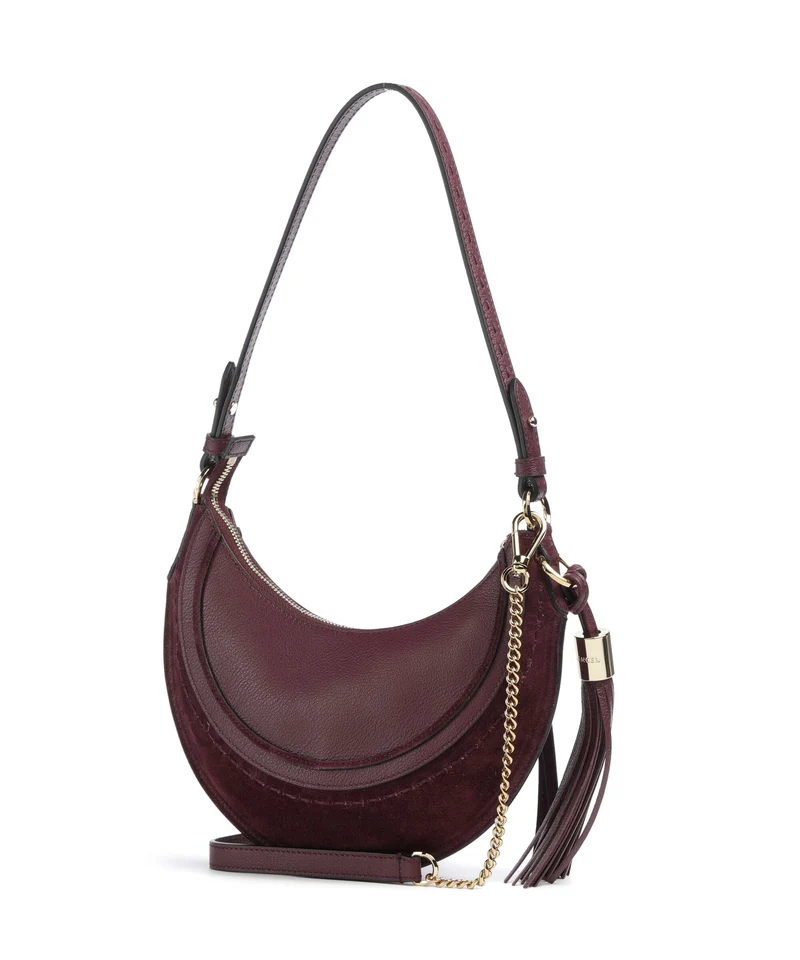 Lancel Hobohème S Schultertasche cassis