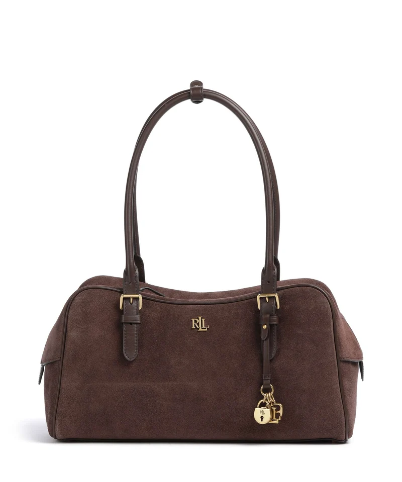 Lauren Ralph Lauren Marcy Large Schultertasche chestnut brown