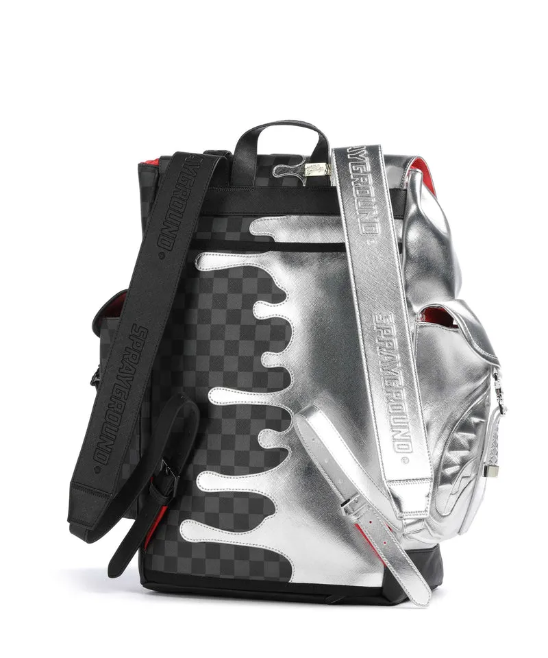 Sprayground Silver Side Drip Monte Carlo Rucksack black/silver