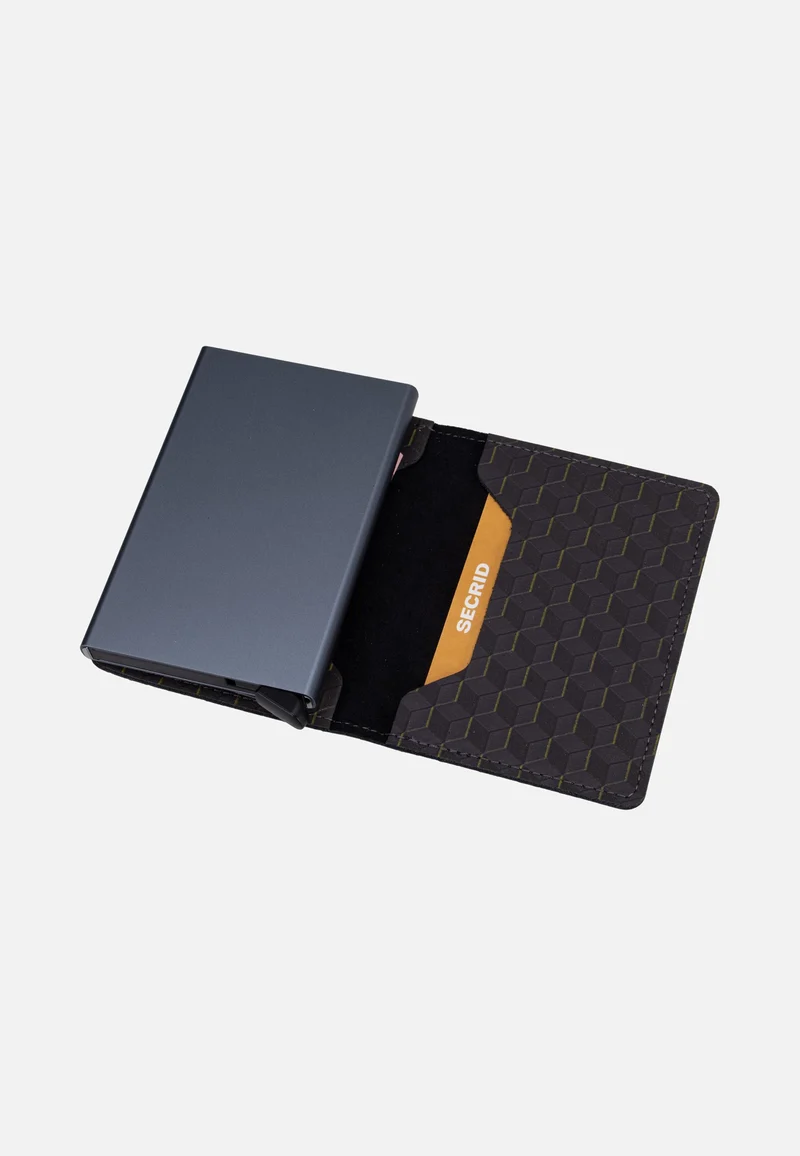 Slimwallet Optical Grey-Yellow - Portemonnaie