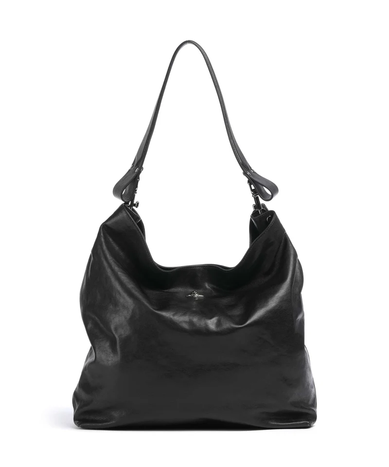 Vivienne Westwood Lottie Supple Large Beuteltasche black