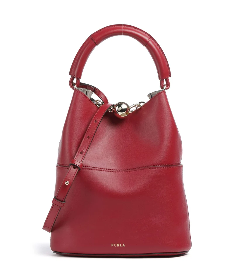 Furla Sfera S Bucket Handtasche lacca/vaniglia