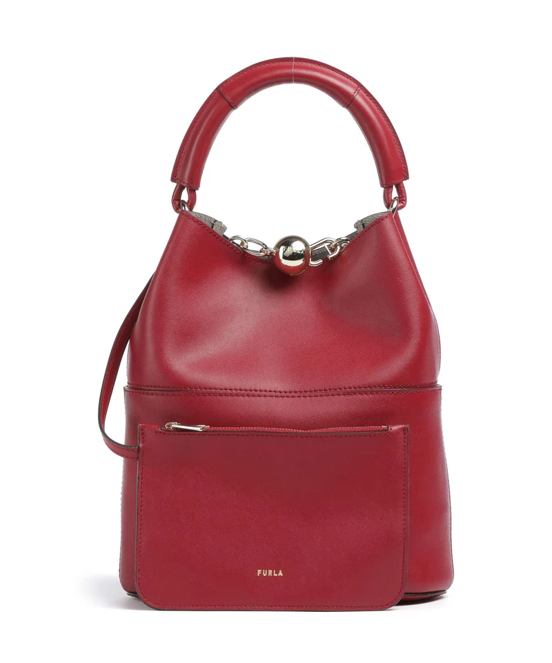 Furla Sfera S Bucket Handtasche lacca/vaniglia