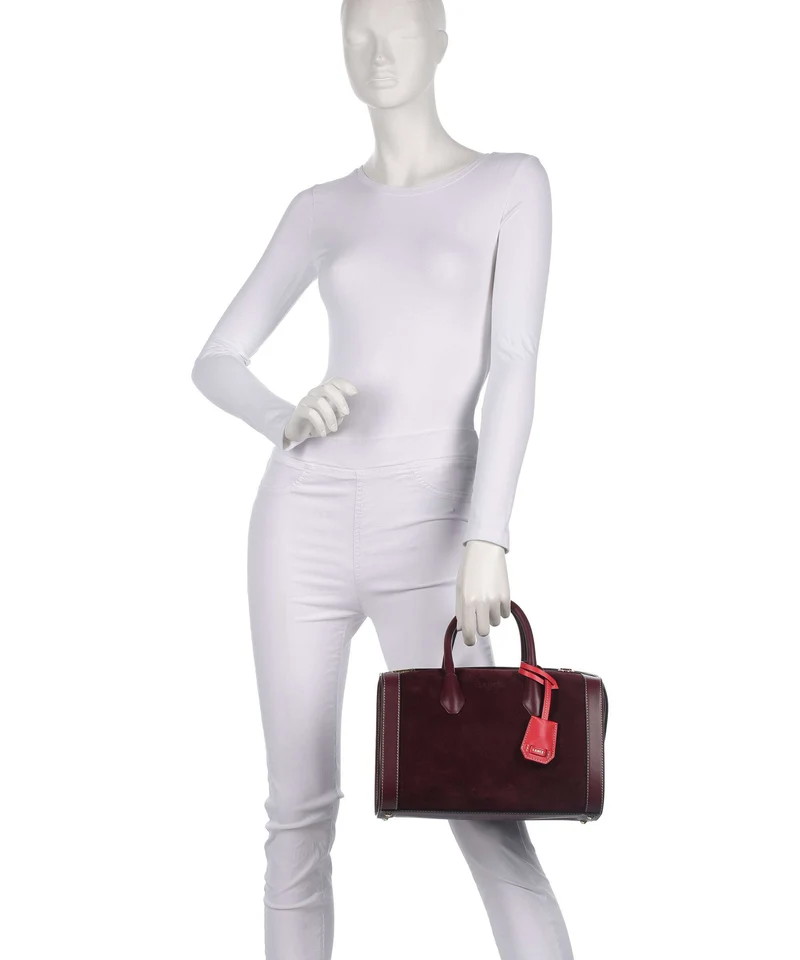 Lancel BCBG Bowling M Handtasche cassis