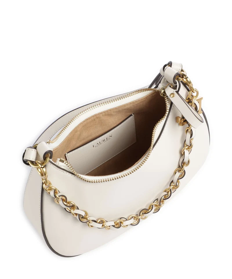 Lauren Ralph Lauren Marcy Medium Schultertasche soft white