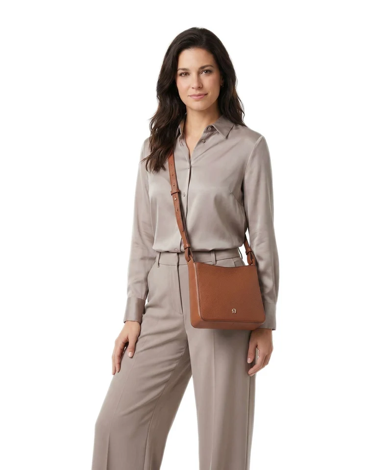 Aigner Pura S Umhängetasche cognac brown