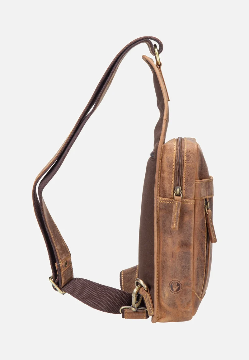 Vintage Crossbody Sattelbraun - Crossbody Bag