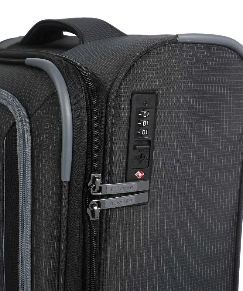 Travelite Corsiica 4-Rollen Trolley black