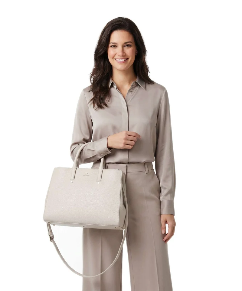 Aigner Ivy L Handtasche fog beige