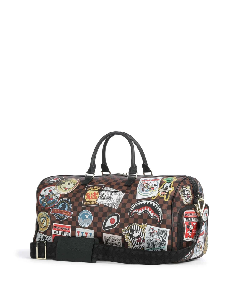 Sprayground Mickey Mouse Global Mogul Weekender brown