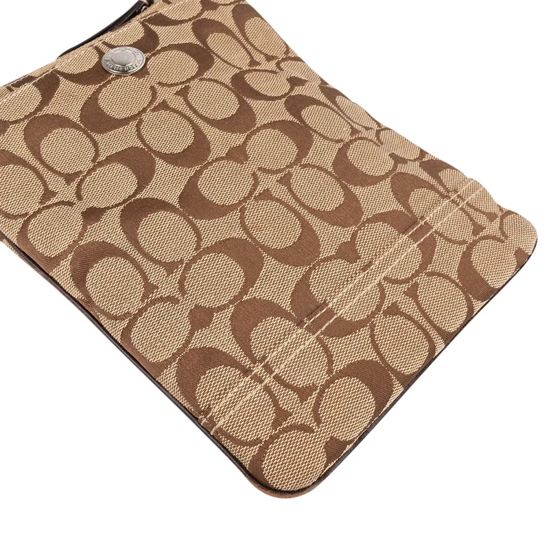 Coach Monogram Signature File Crossbody Bag