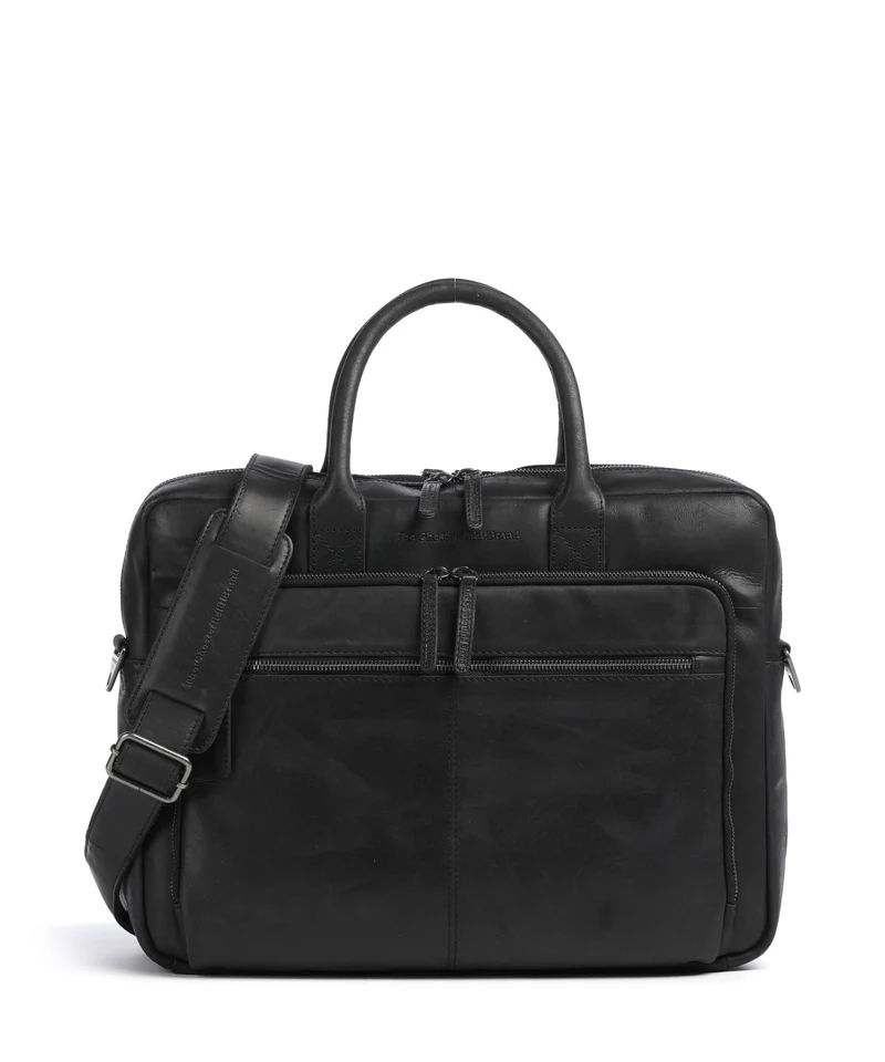 The Chesterfield Brand Wax Pull Up Cow Tacama Laptoptasche black