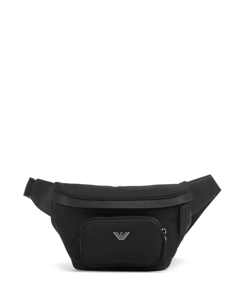 Emporio Armani Nylon Recycled Gürteltasche black beauty
