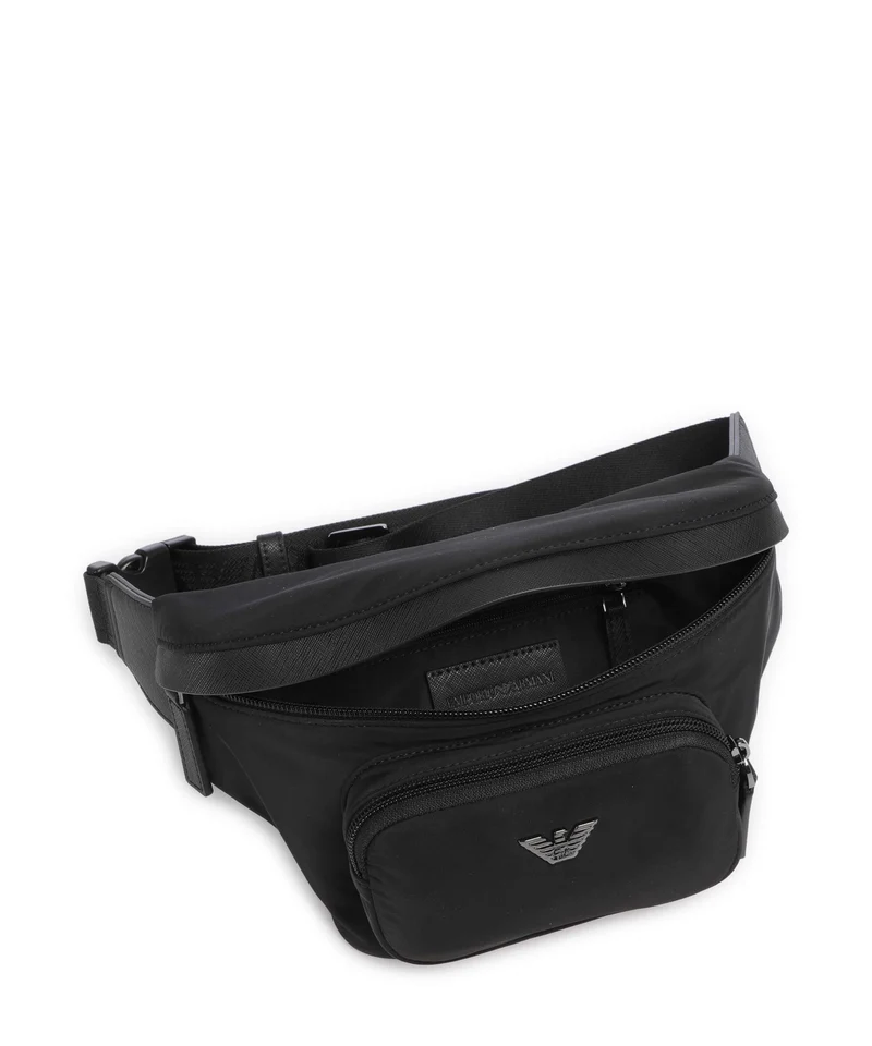 Emporio Armani Nylon Recycled Gürteltasche black beauty