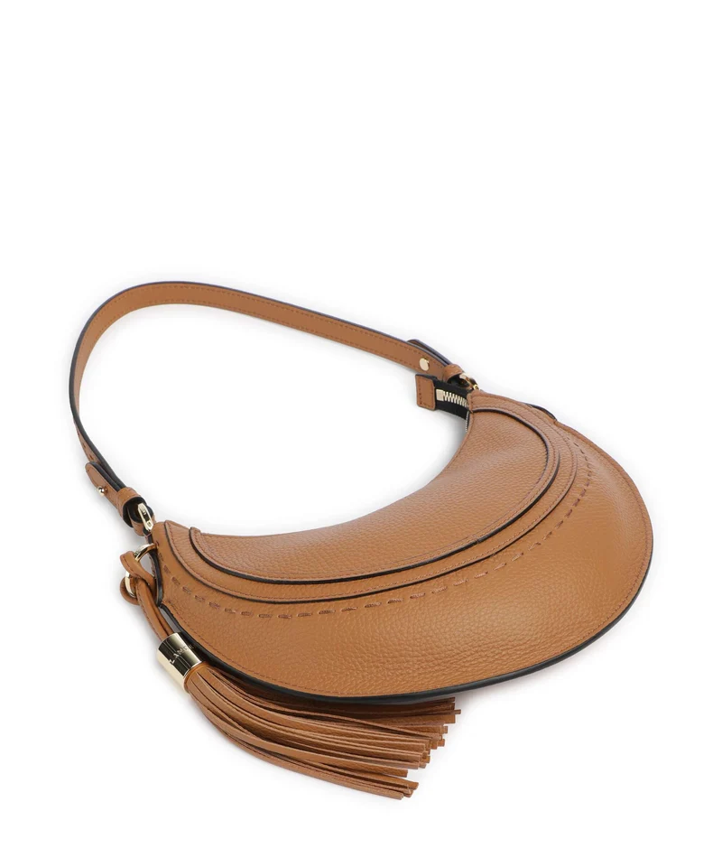 Lancel Hobohème S Schultertasche camel