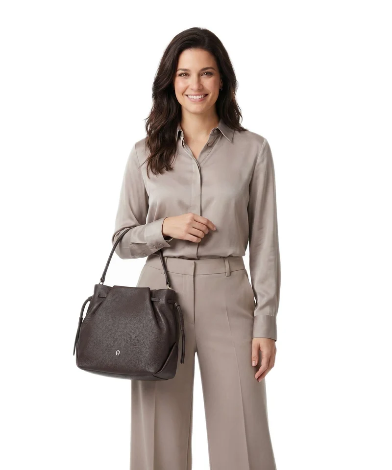 Aigner Paola M Bucket Handtasche soil brown
