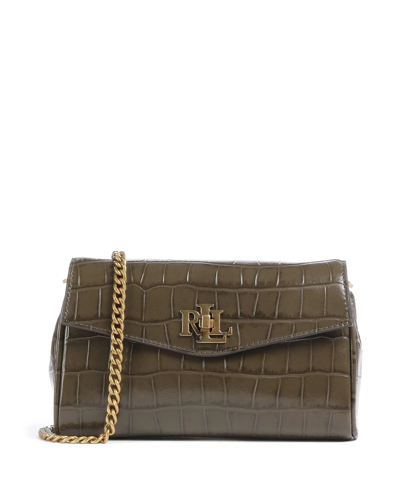 Lauren Ralph Lauren Tanner Large Umhängetasche botanic green
