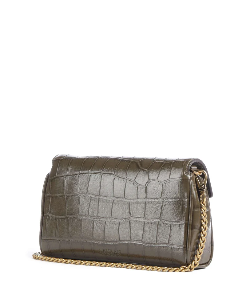 Lauren Ralph Lauren Tanner Large Umhängetasche botanic green