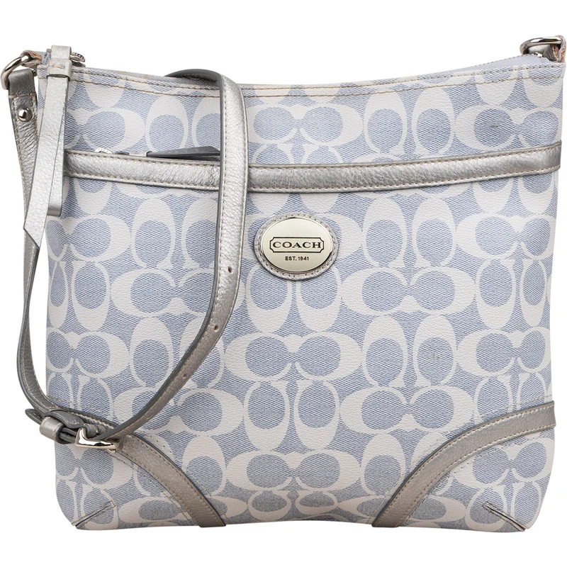 Coach Monogram Signature File Crossbody Bag