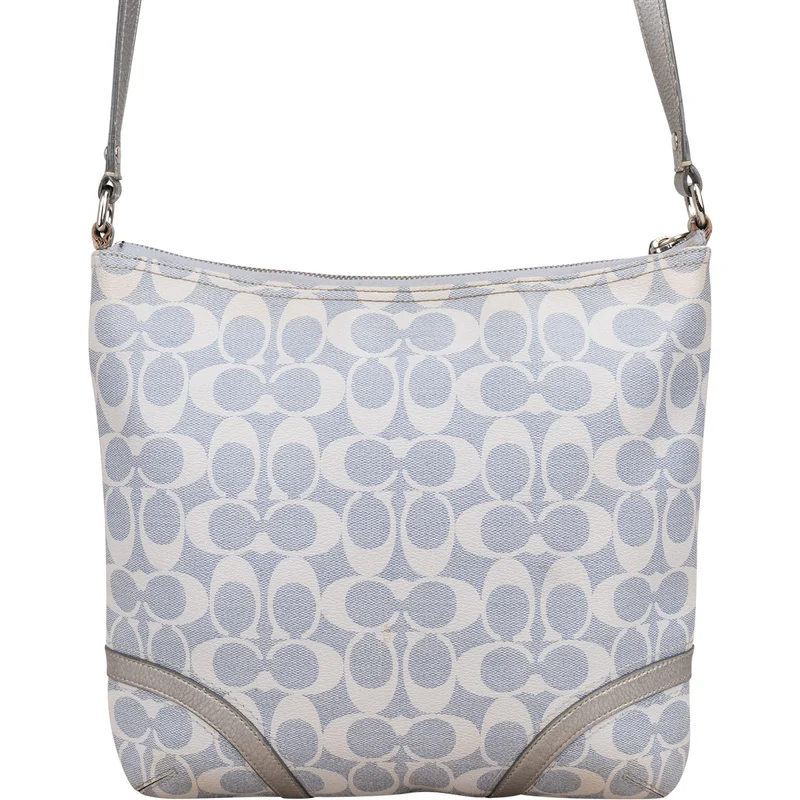 Coach Monogram Signature File Crossbody Bag