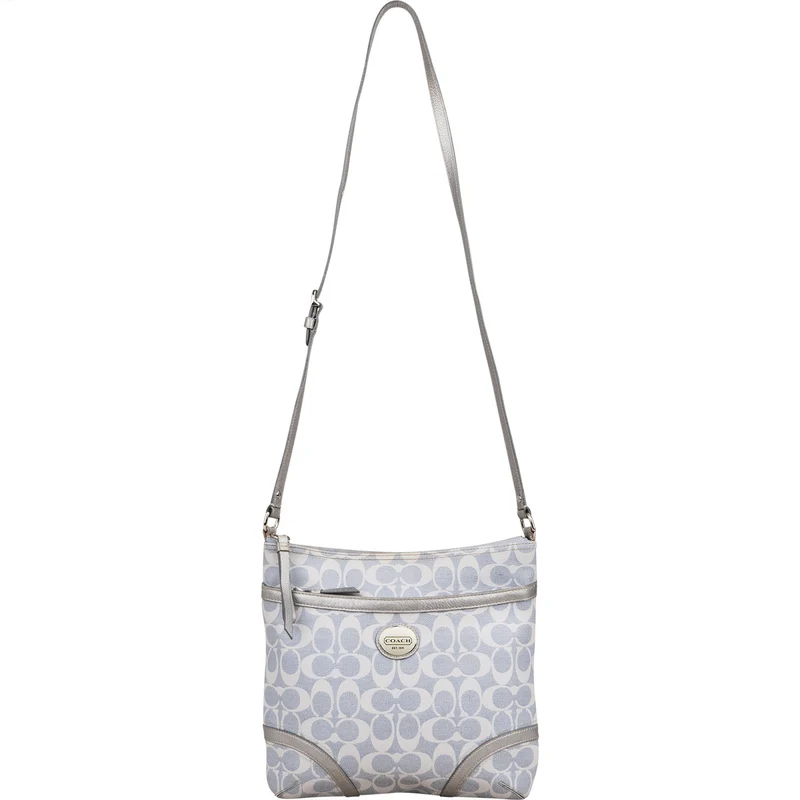 Coach Monogram Signature File Crossbody Bag