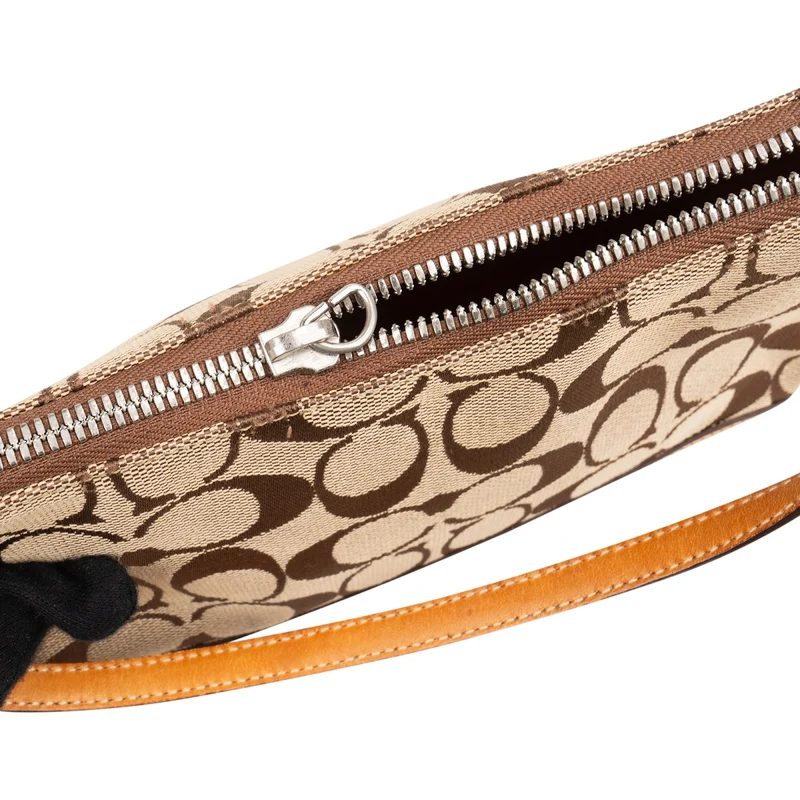 Coach Signature Monogram Pochette Handbag